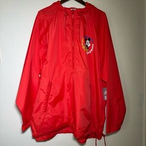 Disney Mickey Mouse Red Raincoat